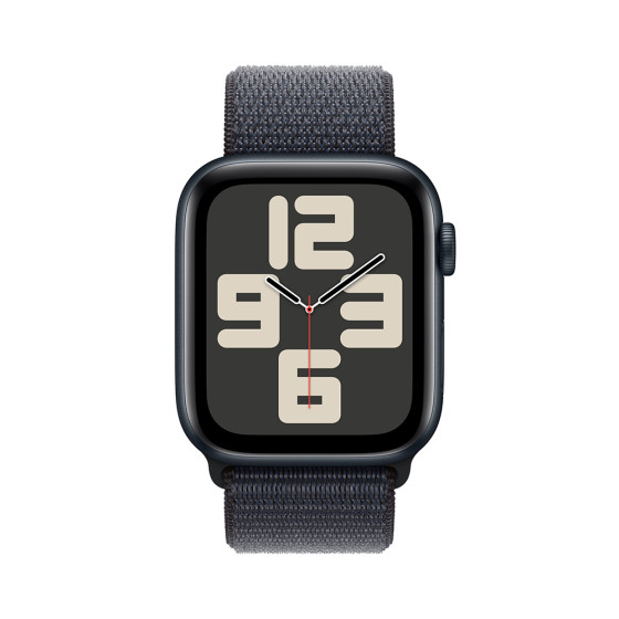 Apple Watch SE 2 GPS + Cellular 44mm Midnight Aluminium Case w. Ink Sport Loop (MXG33/MXGN3)