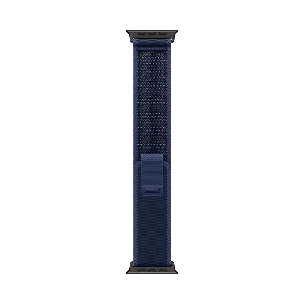 Apple Watch Ultra 2 GPS + Cellular 49mm Black Titanium Case with Blue Trail Loop - S/M (MYQ73)