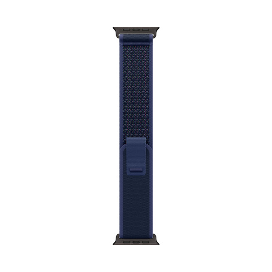 Apple Watch Ultra 2 GPS + Cellular 49mm Black Titanium Case with Blue Trail Loop - S/M (MYQ73)