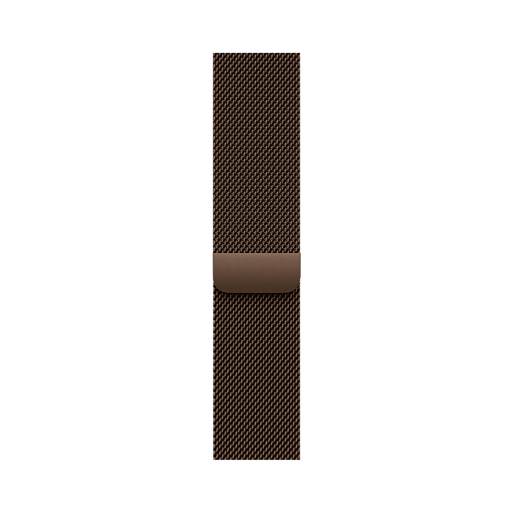 Apple Watch Series 12 GPS 46mm Dark Bronze Aluminum Case with Dark Bronze Milanese Loop - M/L (MKD84)