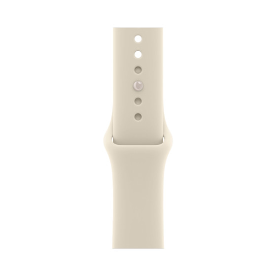 Apple Watch Series 12 GPS + Cellular 42mm Pearl White Ceramic Case with Sand Sport Band - S/M (MJGW4)