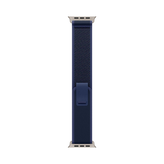 Apple Watch Ultra 2 GPS + Cellular 49mm Natural Titanium Case with Blue Trail Loop - M/L (MX4L3)
