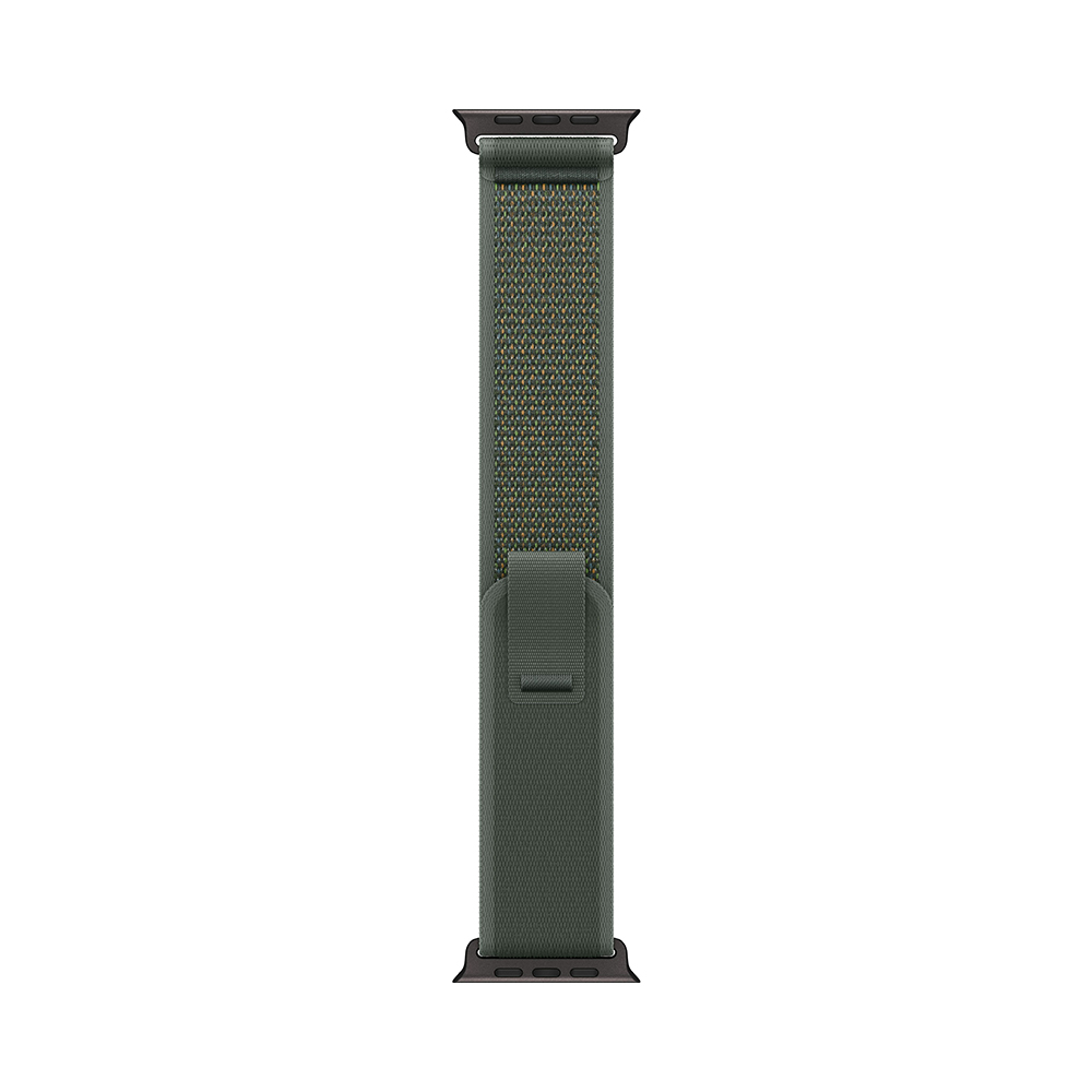 Apple Watch Ultra 2 GPS + Cellular 49mm Black Titanium Case with Green Trail Loop - S/M (MYQ33)