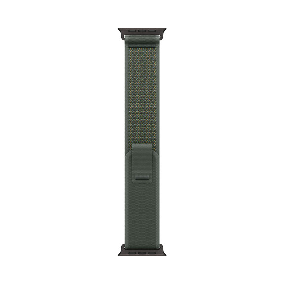 Apple Watch Ultra 2 GPS + Cellular 49mm Black Titanium Case with Green Trail Loop - S/M (MYQ33)