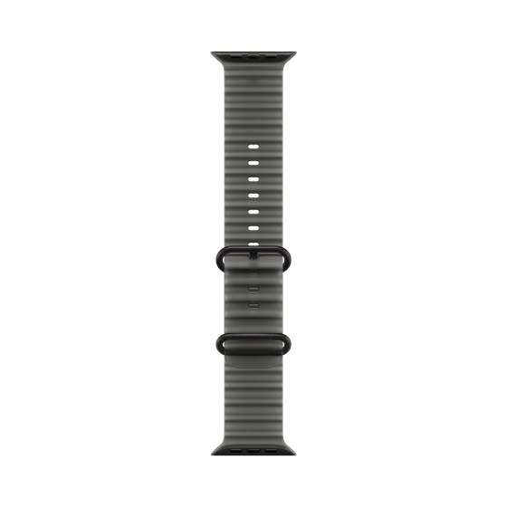Apple Watch Ultra 4 GPS + Cellular 49mm Black Titanium Case with Translucent Black Ocean Band (MJAY4)