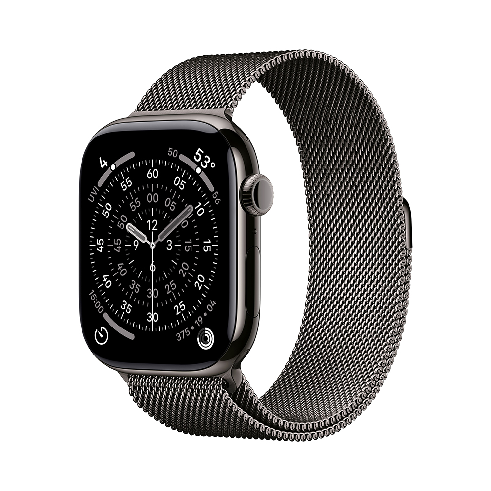 Apple Watch Series 11 GPS + Cellular 42mm Slate Tit. Case w. Slate Milanese Loop (MGJ14/MF8U4)