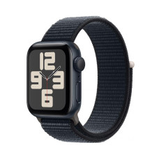 Apple Watch SE 2 GPS 44mm Midnight Aluminium Case with Midnight Sport Loop (MREA3)