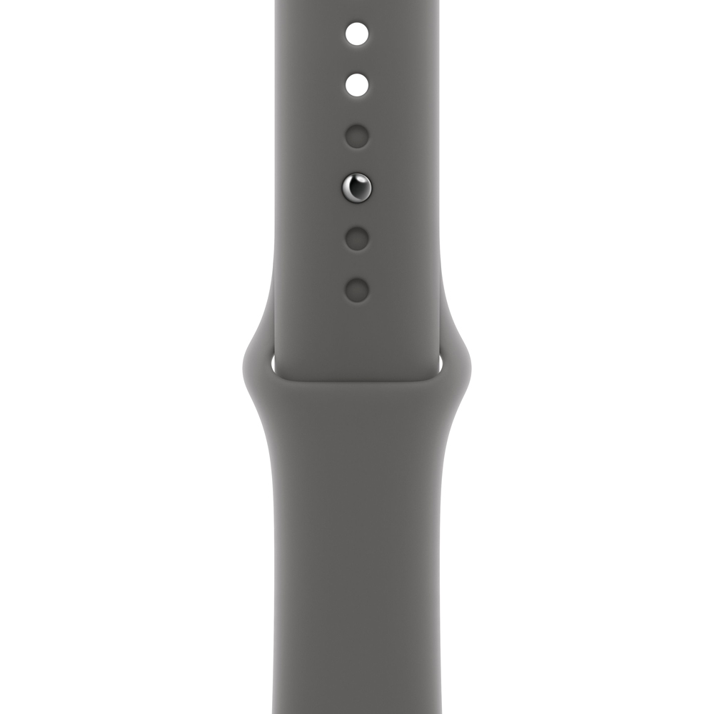 Apple Watch Series 11 GPS + Cellular 42mm Natural Tit. Case w. Stone Gray Sport Band - M/L (MF8N4)