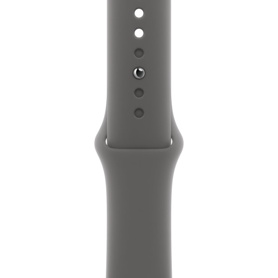 Apple Watch Series 11 GPS + Cellular 42mm Natural Tit. Case w. Stone Gray Sport Band - M/L (MF8N4)