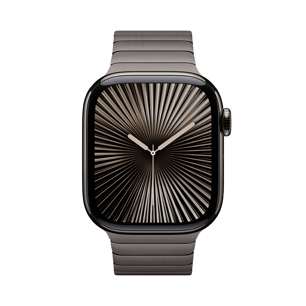 Apple Watch Series 10 GPS + Cellular 42mm Slate Titanium Case with Slate Link Bracelet (MXMD3)