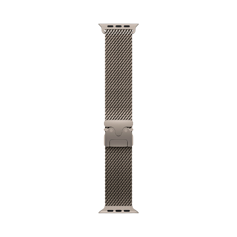 Apple Watch Ultra 4 GPS + Cellular 49mm Natural Titanium Case with Natural Titanium Milanese Loop - Small (MJA84)