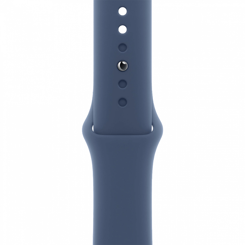 Apple Watch Series 10 GPS + Cellular 42mm Silver Alu. Case w. Denim Sport Band - M/L (MWX43)