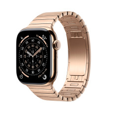 Apple Watch Series 11 GPS + Cellular 42mm Gold Tit. Case w. Gold Link Bracelet (MXMC3)