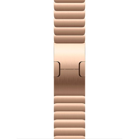Apple Watch Series 11 GPS + Cellular 42mm Gold Tit. Case w. Gold Link Bracelet (MXMC3)