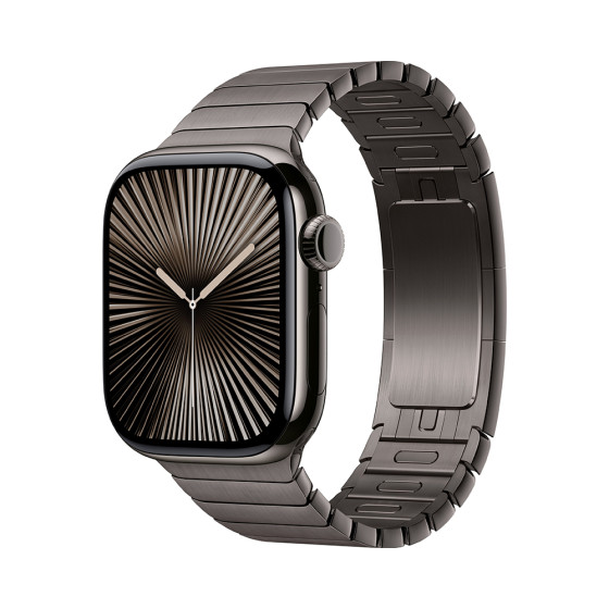 Apple Watch Series 10 GPS + Cellular 42mm Slate Titanium Case with Slate Link Bracelet (MXMD3)