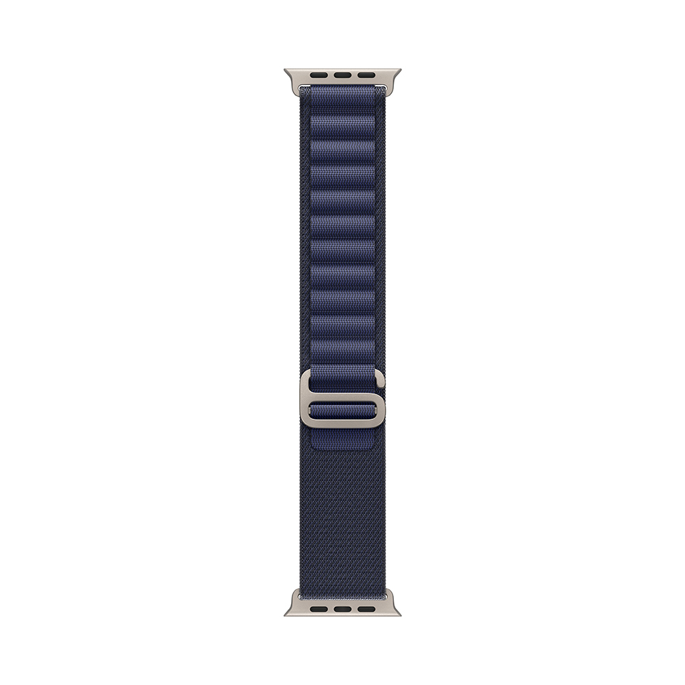 Apple Watch Ultra 2 GPS + Cellular 49mm Natural Titanium Case with Navy Alpine Loop - Small (MXMX3)