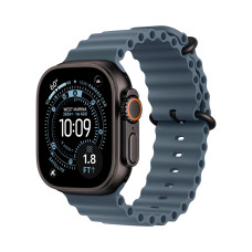 Apple Watch Ultra 3 GPS + Cellular 49mm Black Tit. Case w. Anchor Blue O. Band (MGCJ4)