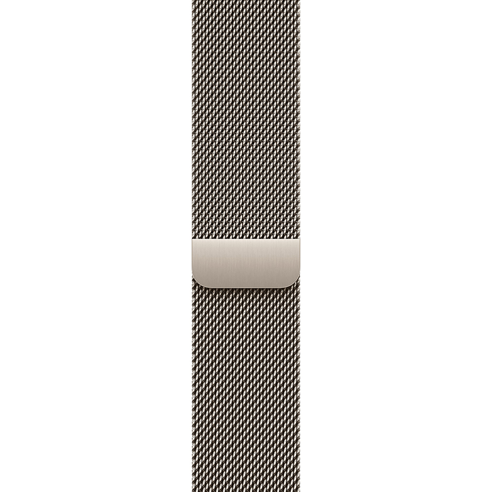 Apple Watch Series 11 GPS + Cellular 46mm Natural Tit. Case w. Natural Milanese Loop - S/M (MFCY4)