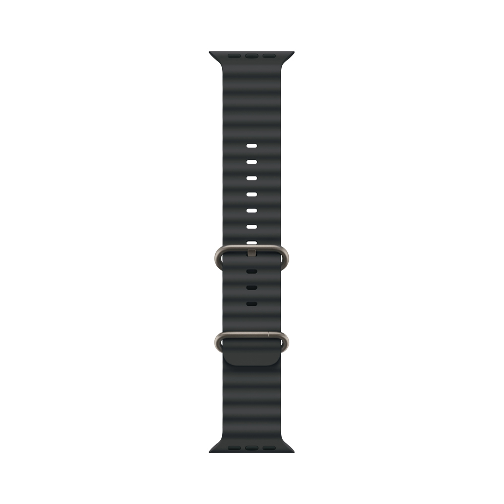 Apple Watch Ultra 2 GPS + Cellular 49mm Natural Titanium Case w. Black Ocean Band (MXTL3)