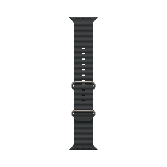 Apple Watch Ultra 2 GPS + Cellular 49mm Natural Titanium Case w. Black Ocean Band (MXTL3)