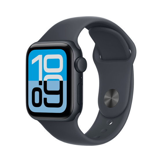 Apple Watch SE 3 GPS 44mm Midnight Alu. Case w. Midnight S. Band - S/M (MEHN4)