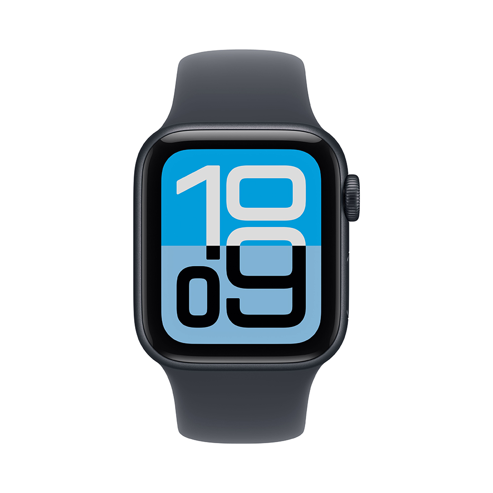 Apple Watch SE 3 GPS 44mm Midnight Alu. Case w. Midnight S. Band - S/M (MEHN4)