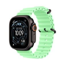 Apple Watch Ultra 3 GPS + Cellular 49mm Black Tit. Case w. Neon Green O. Band (MGCL4)