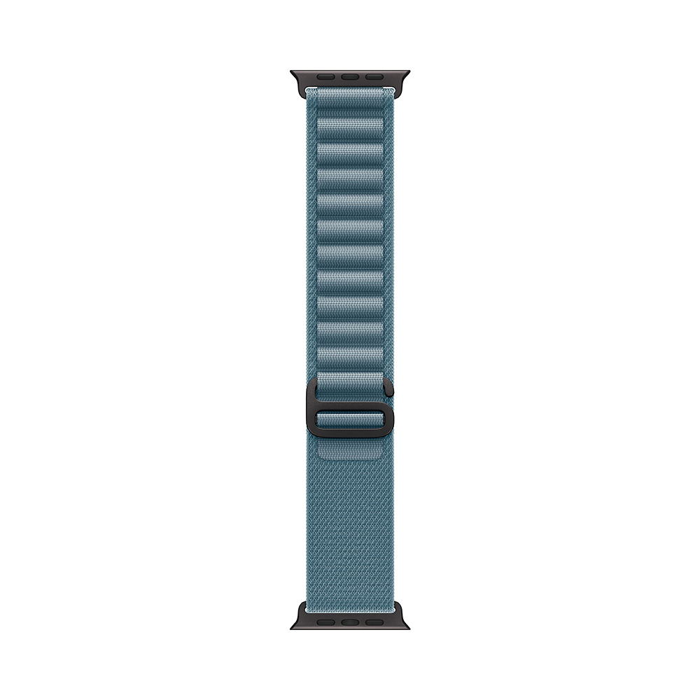Apple Watch Ultra 3 GPS + Cellular 49mm Black Tit. Case w. Light Blue Alpine Loop - Large (MG9M4)