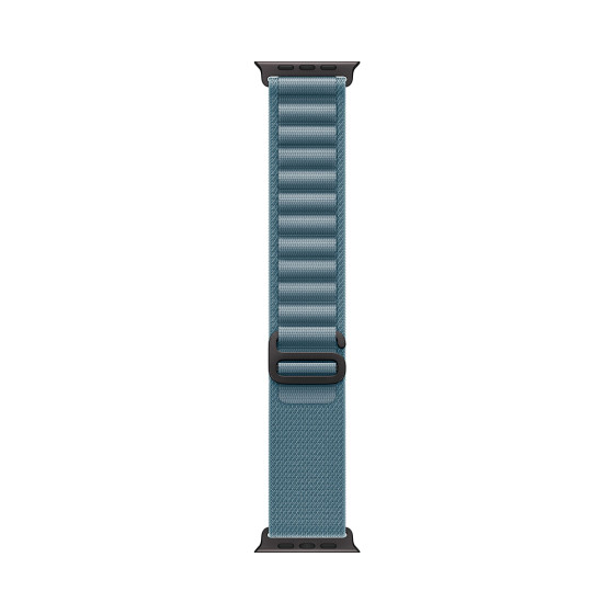 Apple Watch Ultra 3 GPS + Cellular 49mm Black Tit. Case w. Light Blue Alpine Loop - Large (MG9M4)