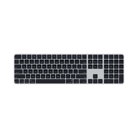 Apple Magic Keyboard with Touch ID and Numeric Keypad for Mac with Apple silicon USB-C Black Keys (MXK83)