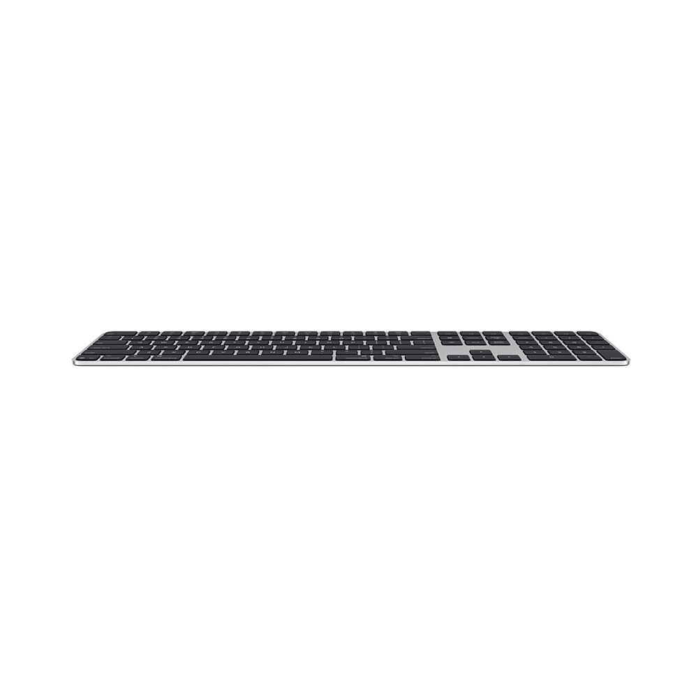 Apple Magic Keyboard with Touch ID and Numeric Keypad for Mac with Apple silicon USB-C Black Keys (MXK83)