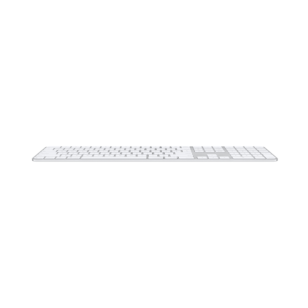 Apple Magic Keyboard with Touch ID and Numeric Keypad for Mac with Apple silicon USB-C White Keys (MXK73)