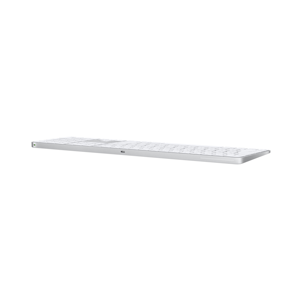 Apple Magic Keyboard with Touch ID and Numeric Keypad for Mac with Apple silicon USB-C White Keys (MXK73)