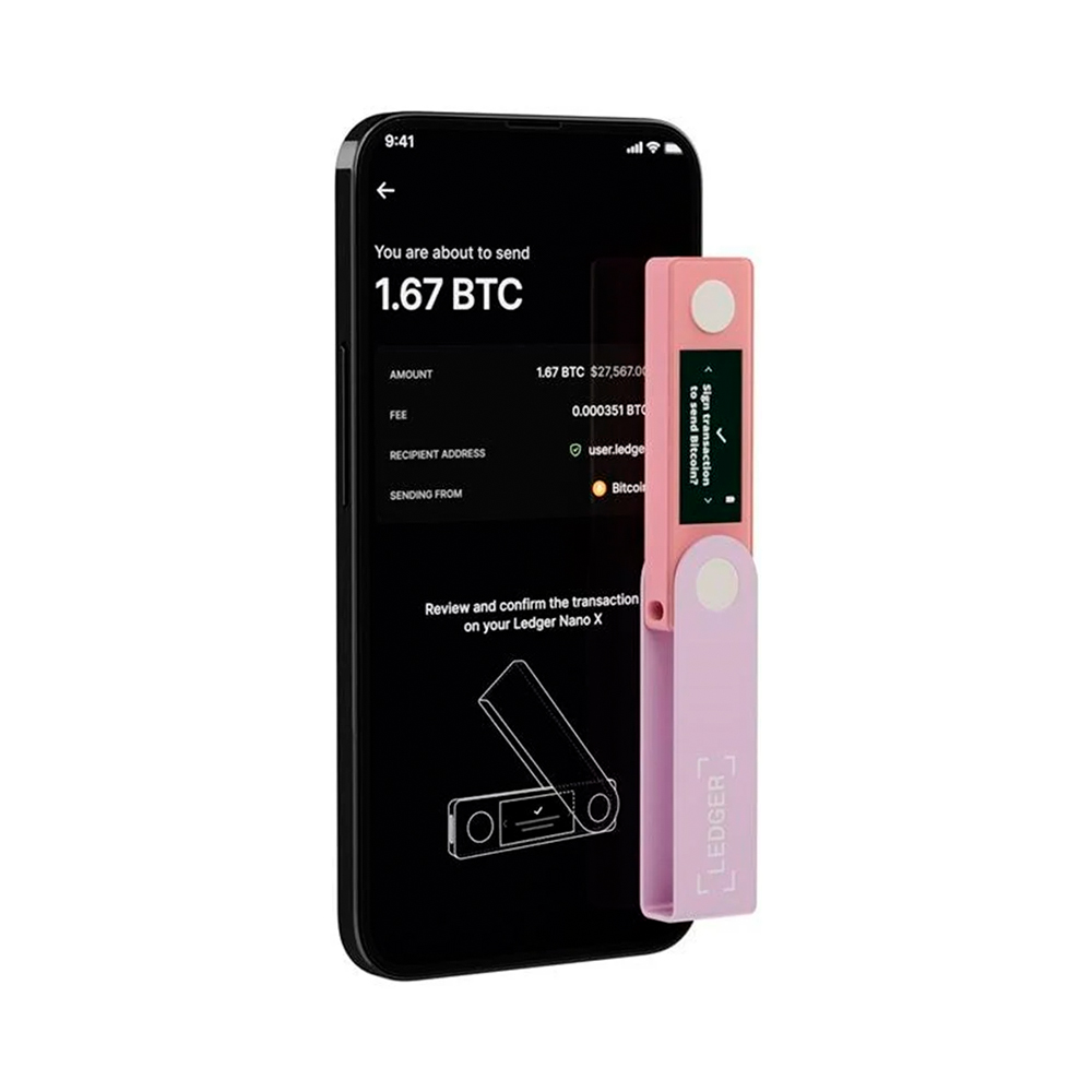 Ledger Nano X Pastel Pink