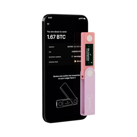 Ledger Nano X Pastel Pink