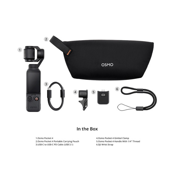 Экшн-камера DJI Osmo Pocket 4 Standard Combo (CP.OS.00000545.01)