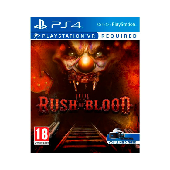 Игра для PS4 Until Dawn: Rush of Blood PS4 (9767916)