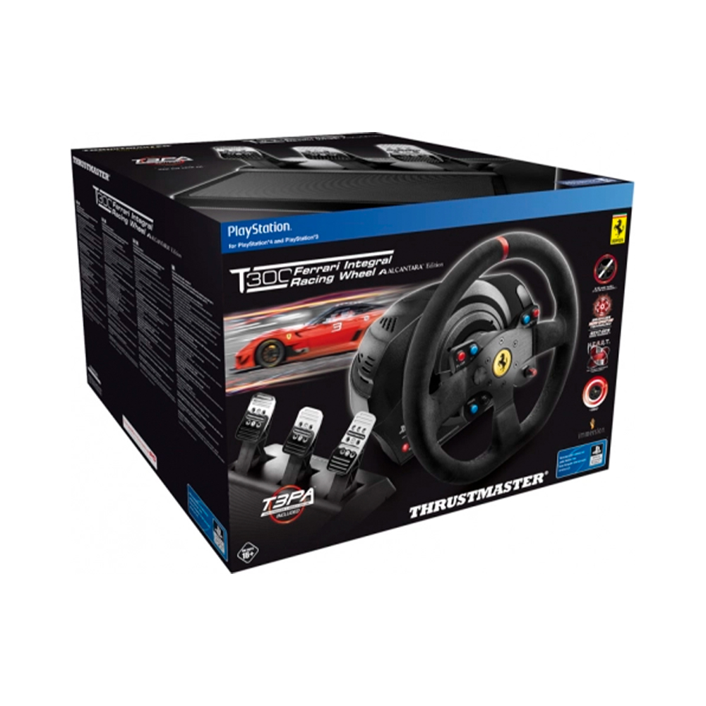 Комплект [руль+педали] Thrustmaster T300 Ferrari Integral RW Alcantara edition Black (4160652)