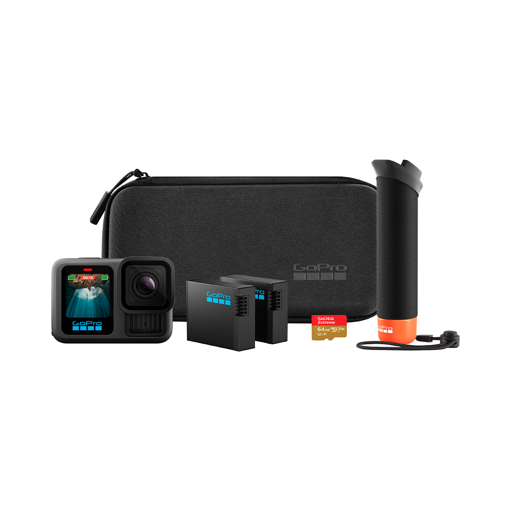 GoPro HERO13 Black + Enduro + Head Strap + Handler Floating (CHDRB-131-RW)