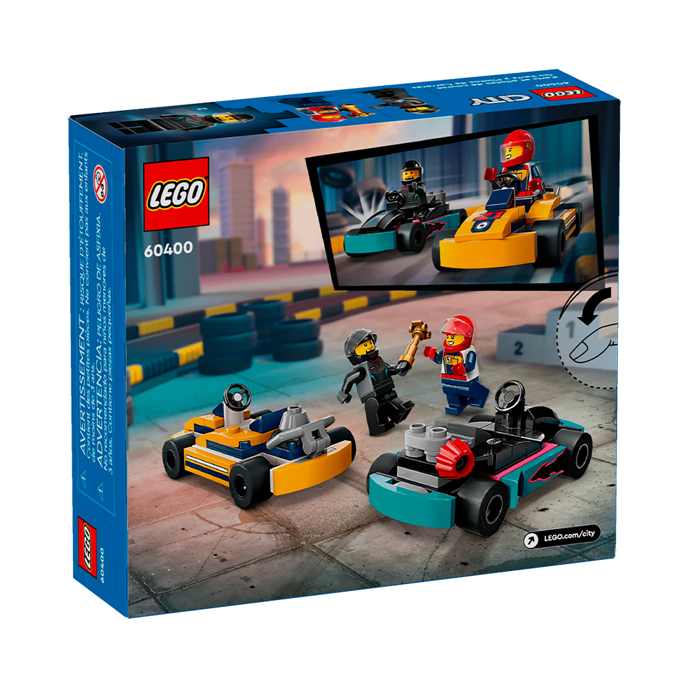 LEGO City Картинг і гонщики 99 деталей (60400)