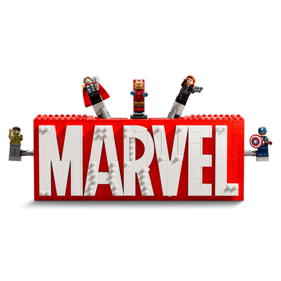 LEGO Marvel Логотип и минифигурки MARVEL (76313)
