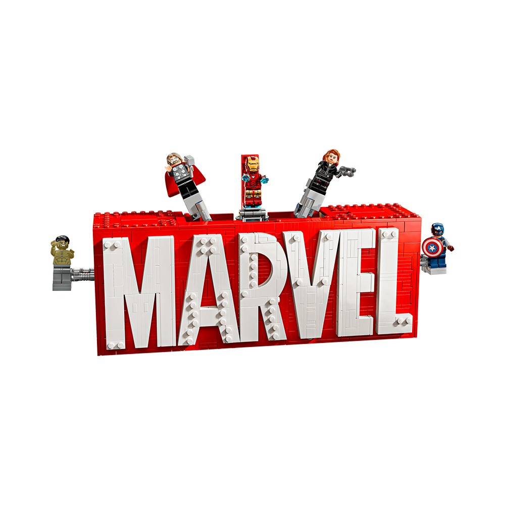 LEGO Marvel Логотип и минифигурки MARVEL (76313)