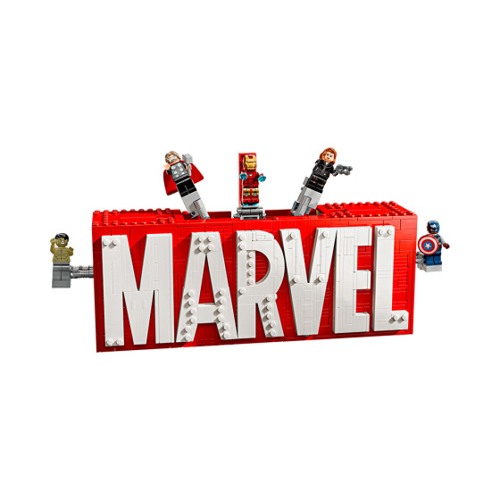 LEGO Marvel Логотип и минифигурки MARVEL (76313)