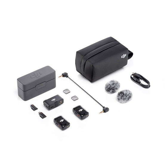 DJI Mic 2 – 2 TX + 1 RX (CP.RN.00000325.01,6941565971364)