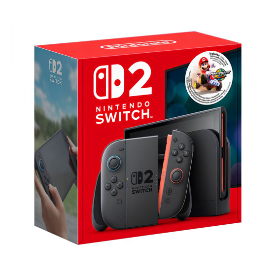 Nintendo Switch 2 Black Mario Kart World Bundle (0045496321529)