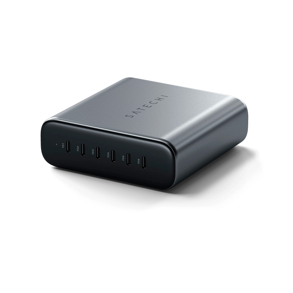 Satechi 200W USB-C 6-Port PD GaN Space Gray (ST-C200GM-EU)