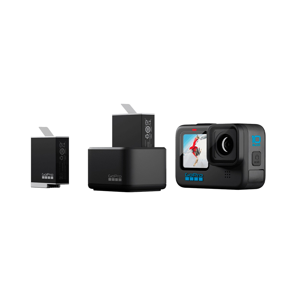 Двойное зарядное устройство для GoPro Dual Battery Charger + Аккумулятор Enduro 2 шт для Hero 12/11/10/9 (ADDBD-211)