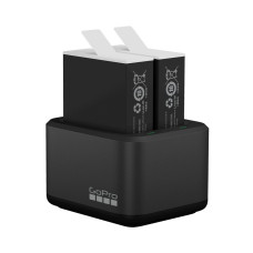 Двойное зарядное устройство для GoPro Dual Battery Charger + Аккумулятор Enduro 2 шт для Hero 12/11/10/9 (ADDBD-211)