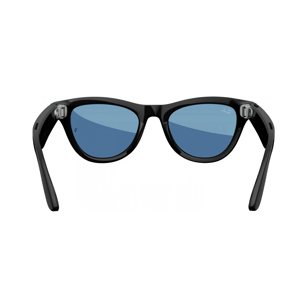 Ray-Ban Meta Skyler Standard - Shiny Black/Transitions Cerulean Blue (RW4010 601/MF 52-20)