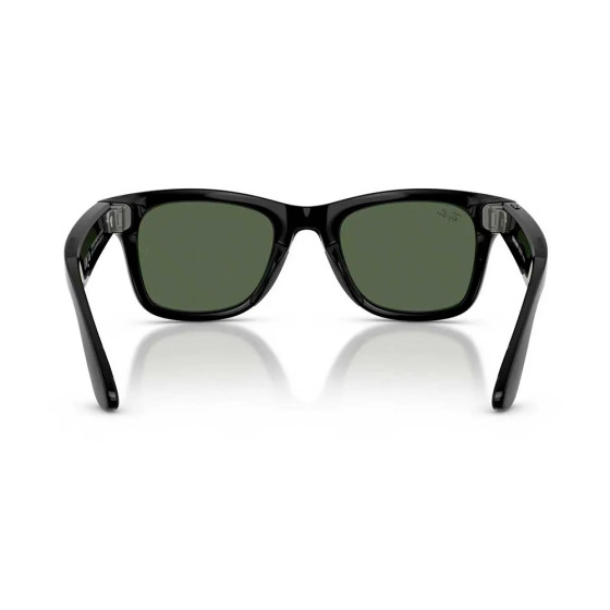 Ray-Ban Meta Wayfarer Gen2 Standard Shiny Black Frame / G-15 Green Lenses (RW4012 601/71 50-22)